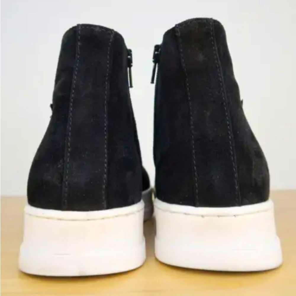 Michael Pasinkoff Black Suede Leather High Top Sneakers Women’s US 6 Euro 36 EUC - Picture 6 of 10